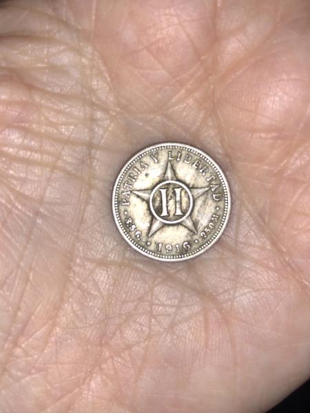 Cuban coin 1916