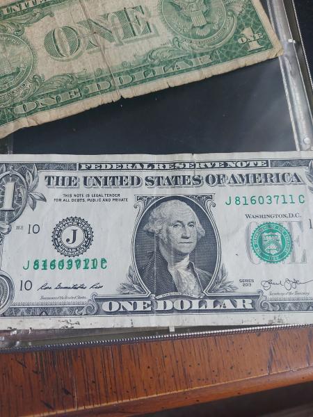 Double printed serial number
