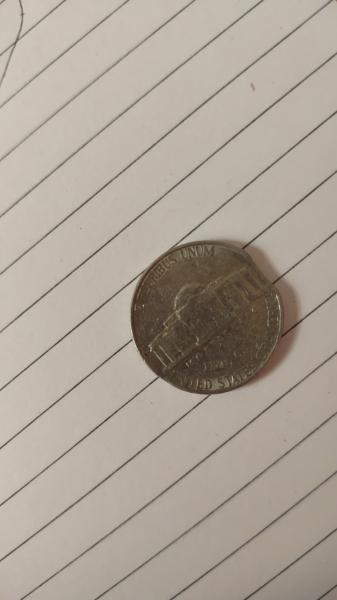 Misshapen 2000 nickel