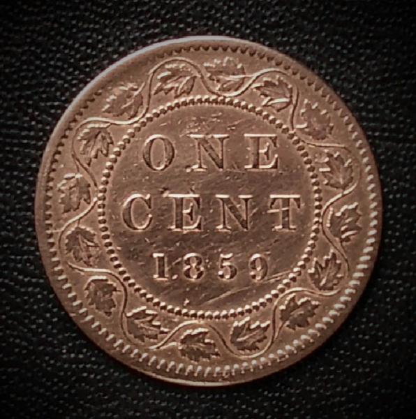 Canada large 1 cent 1859. Is it the…