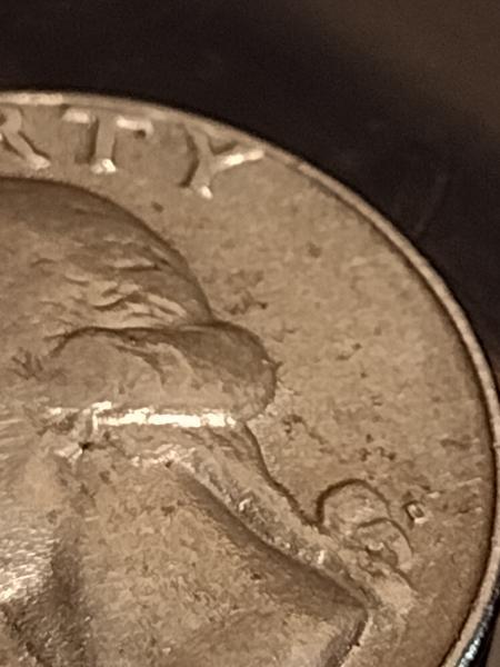 1970 D quarter with similar marks of the&hellip;