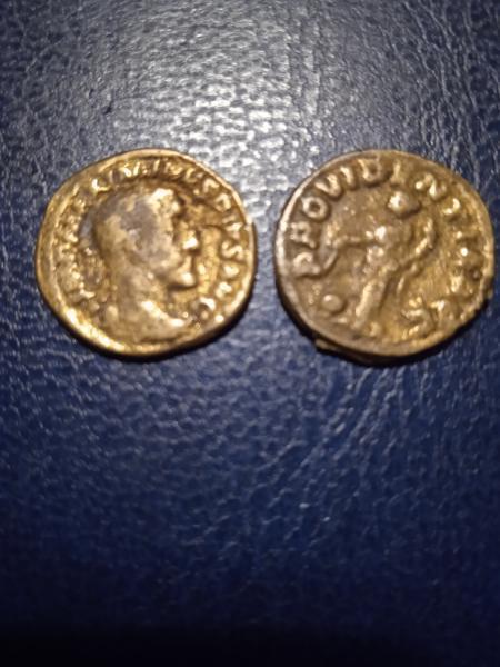 Believed to be Roman coins