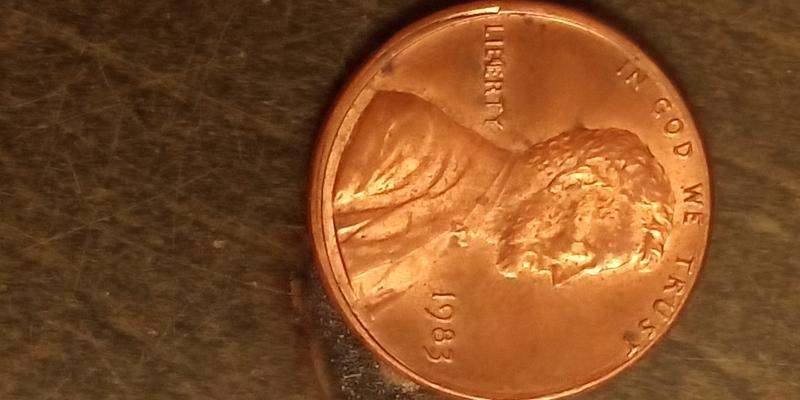 1983 no mint penny , with error in&hellip;