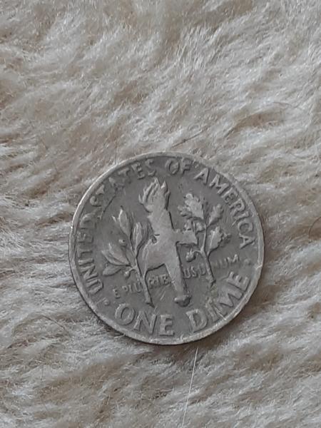 1972 D Roosevelt dime with several mint errors&hellip;