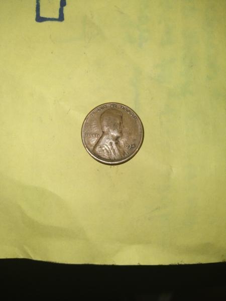 1934 wheat penny, no Mint mark, liberty has…