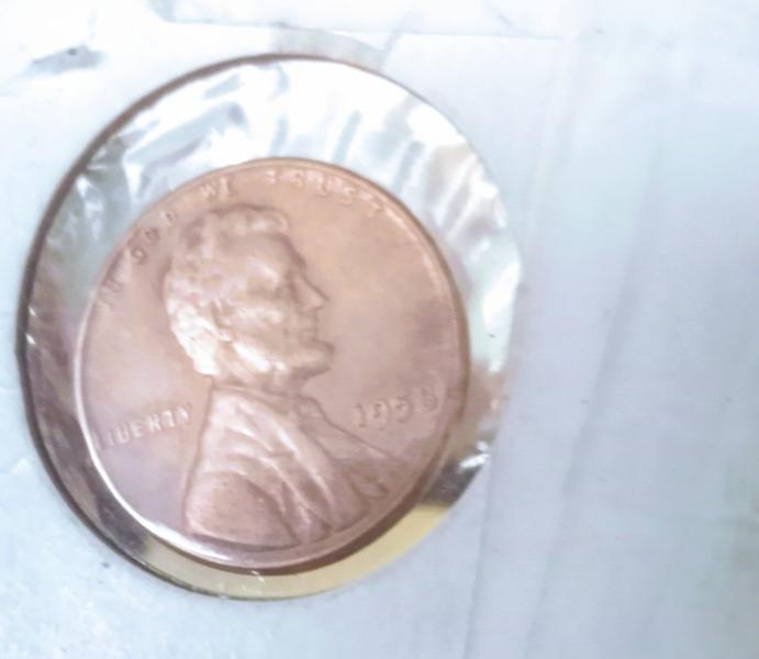 1958 double die very rare wheat penny