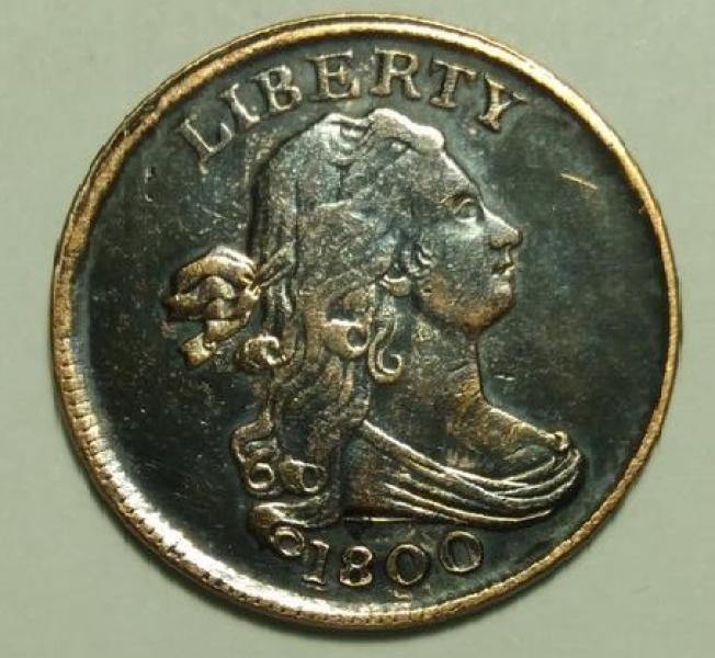 US Half cent 1800