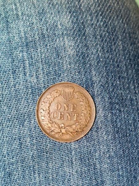 A 1906 Indian head penny broadstruck on both&hellip;