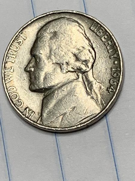 1964 nickel with d on the back and&hellip;