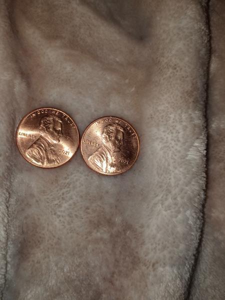2 different size Lincoln's and the right one&hellip;