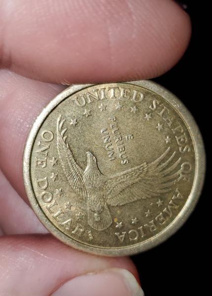 Rare sacaguea 2000P dollar coin