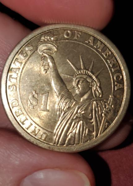 Rare George Washington presidential dollar coin