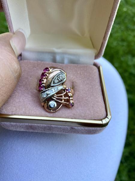 this is a family heirloom it’s a 1940s cocktail ring&hellip;