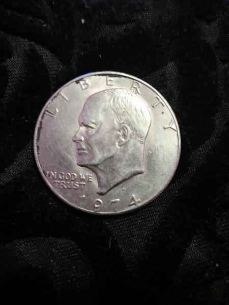 1974 silver dollar