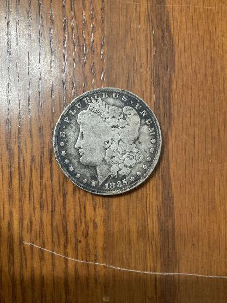 Looks to be a silver dollar from 1885!&hellip;