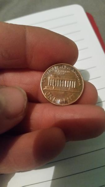 1982 D Mint small date copper coin