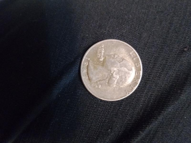 1967 black quarter no mint mark