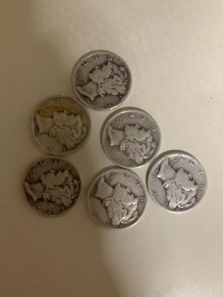 1923-1945 mercury dime