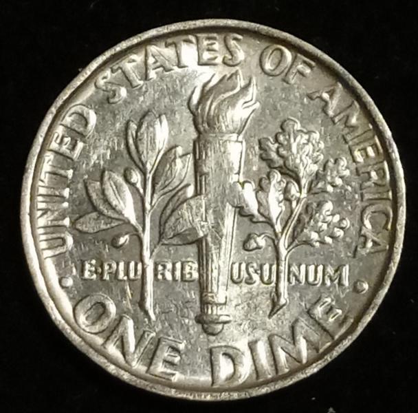 The dime seems to have been struck really…