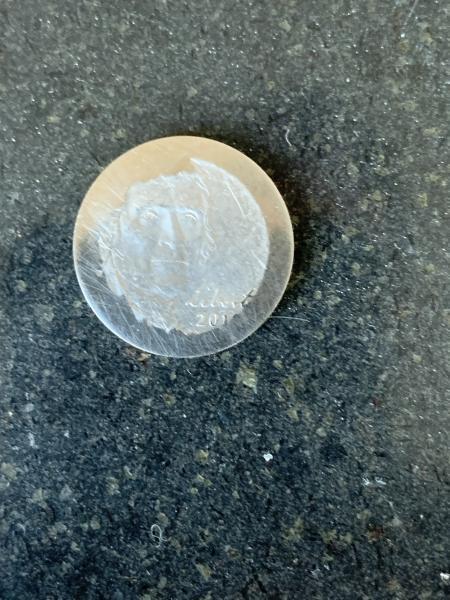 Liberty Nickle 201? Completely smooth back and outer…