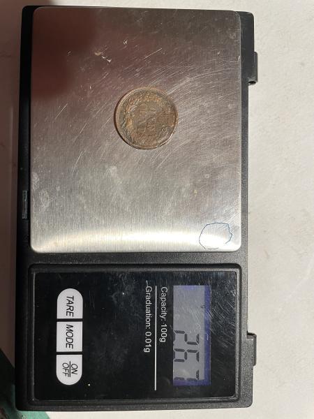 1901 Indian Head 2.67 grams