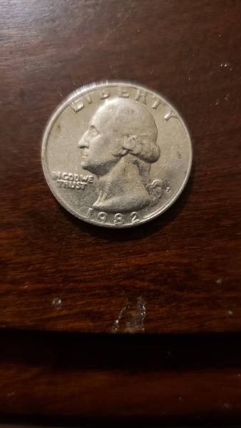 1982 p quarter looks off center words in&hellip;