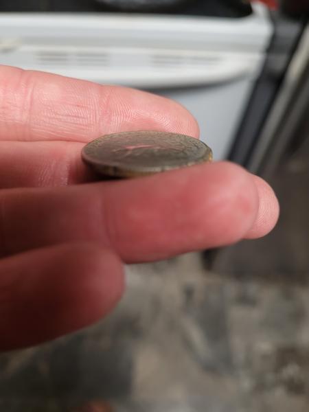 This is a 1992 quarter that I believe was dyed&hellip;