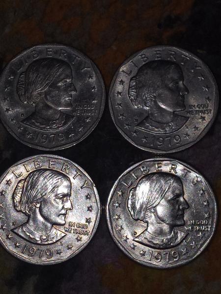 I have four Susan b Anthony silver dollars…