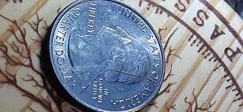 2013 d New Hampshire White Mountains error quarter
