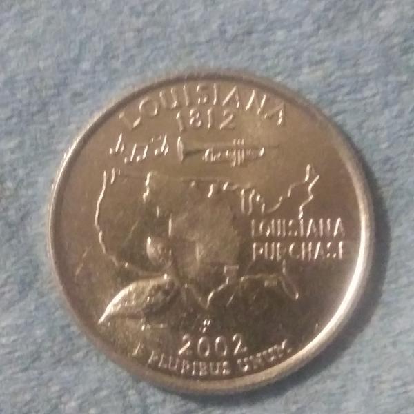 2002P lousianna quarter caught my eye because on its side&hellip;