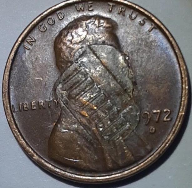 Front of penny looks too be stamped also&hellip;