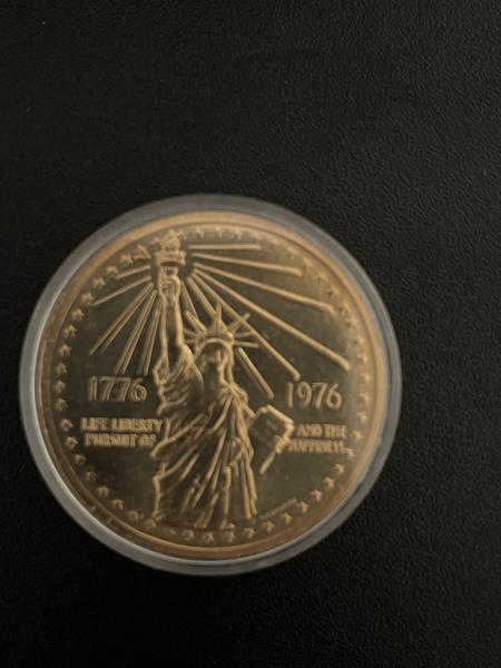 This is a bicentennial coin that I believe is gold&hellip;
