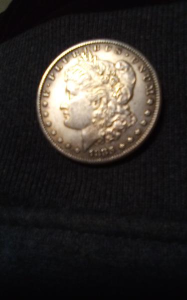 Morgan silver dollar 1885