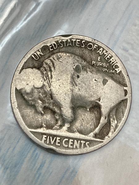 Unusual nickle with no date and damaged markings around edges&hellip;