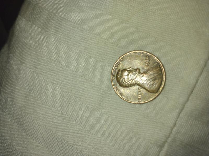 1974 penny no mint mark stamped different you&hellip;
