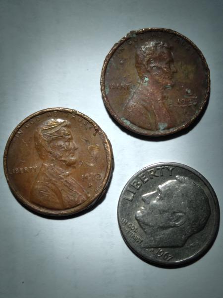 Lincoln pennies factory errors.