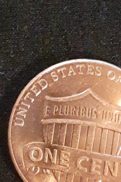 2018 d penny with double die above "UNITED".&hellip;