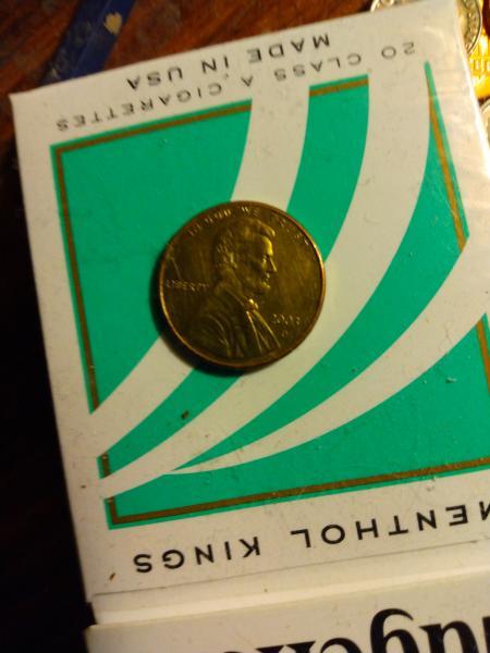 I believe this 2003d is a bronze penny&hellip;