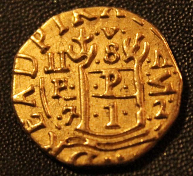 1700s gold peru de blum coin
