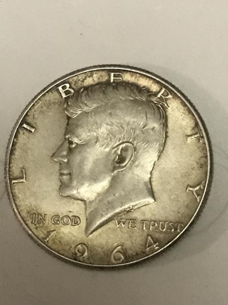 1964 half Kennedy The salmon orange ring, accent hair, is&hellip;