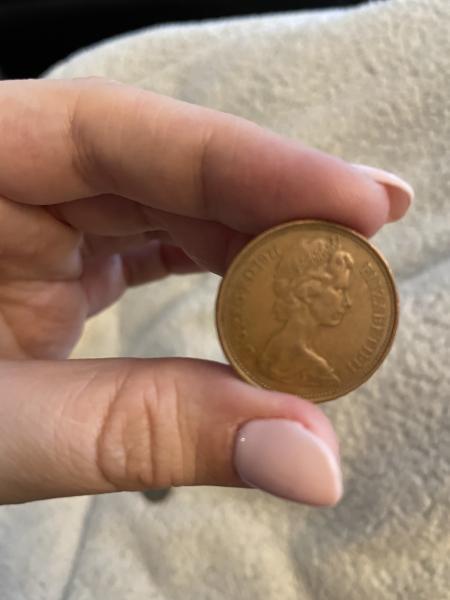 2 pence queen Elizabeth II 1971