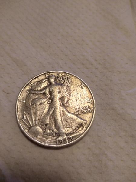 1942 S Walking Liberty Half Dollar