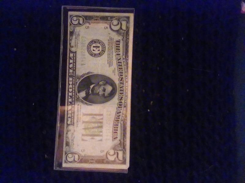Seekers of 1934 federal reserve note 5