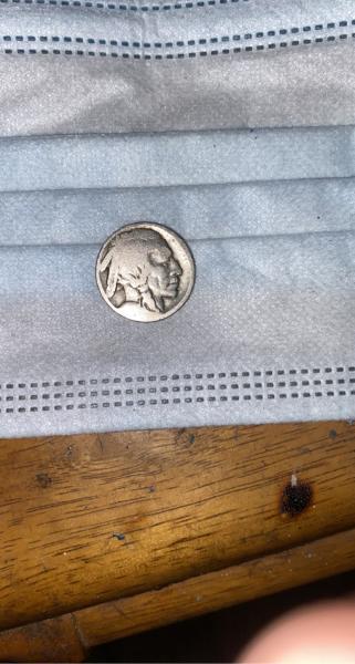 Buffalo nickel no year printed