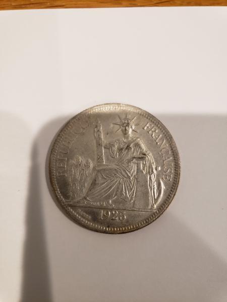France coin on one side and Mexico on obverse. Feels/Looks&hellip;