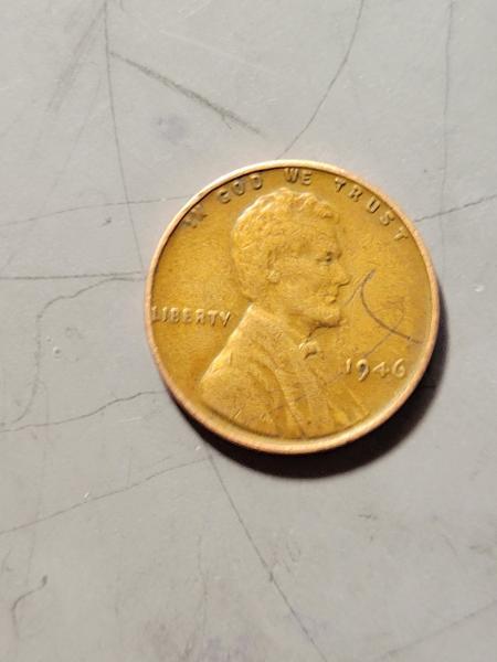 1946 mint mark unknown Lincoln cent wheat penny.