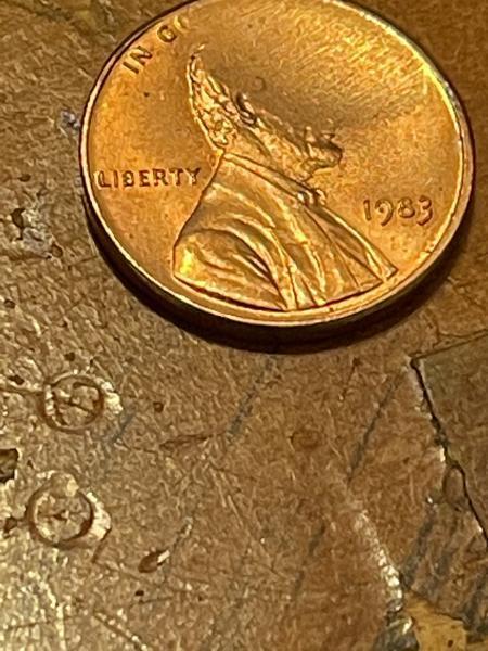 1973 penny, edge of coin looks a little…