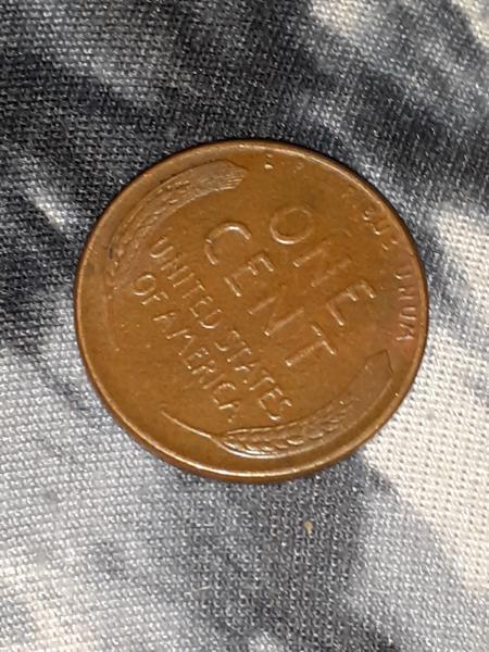 1958 [doubled] wheat penny