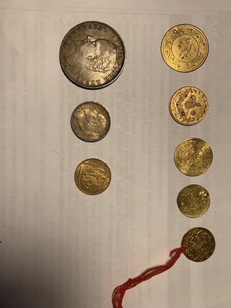 The coins were inherited from my family in…