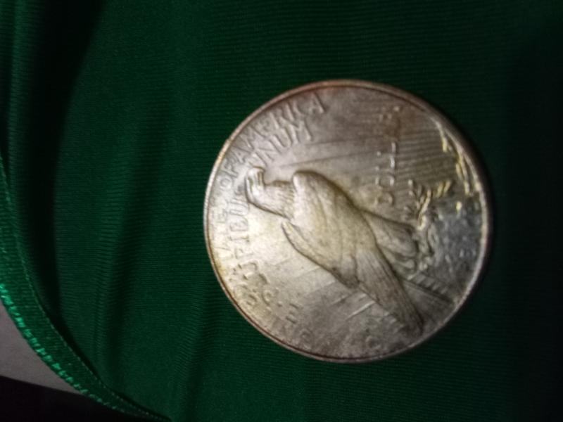 Peace dollar with same on each sidek